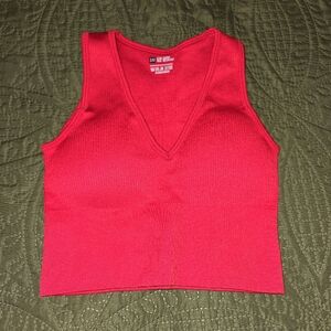 Ribbed Tank with Removable Padding Size S/M